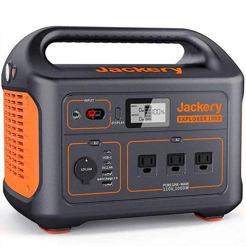 Jackery portable power station on a white background