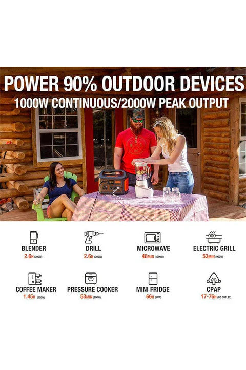 Jackery portable power station on a white background
